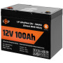 Акумуляторна батарея LogicPower 12V 100 AH (1280Wh) для ДБЖ (Smart BMS 100А) LiFePO4