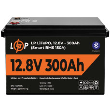 Акумуляторна батарея LogicPower 12.8V 300 AH (3840Wh) с BT (Smart BMS 200A) LiFePO4