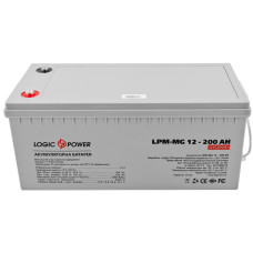 Акумуляторна батарея LogicPower 12V 200AH (LPM-MG 12 - 200 AH) AGM мультигель