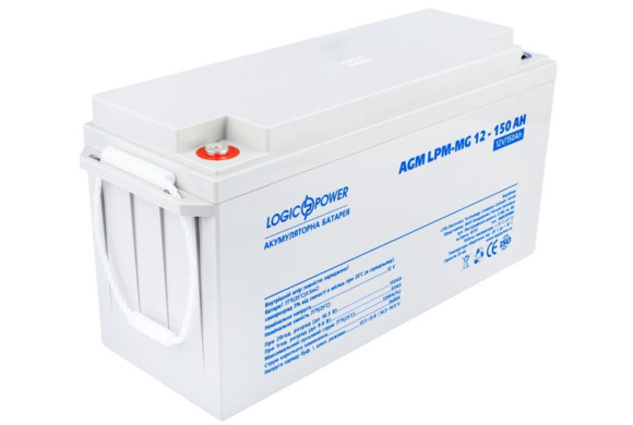 Акумуляторна батарея LogicPower 12V 150AH (LPM-MG 12 - 150 AH) AGM мультигель