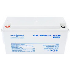 Акумуляторна батарея LogicPower 12V 150AH (LPM-MG 12 - 150 AH) AGM мультигель