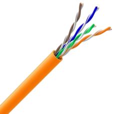 Кабель вита пара ЗЗКМ (UTP мідь безгалогенний LSZH) Cat. 5e U/UTP LSZH 4х2х24 AWG (7091010) бухта 305м Кабель вита пара ЗЗКМ (UTP мідь безгалогенний LSZH) Cat. 5e U/UTP LSZH 4х2х24 AWG (7091010) бухта 305м