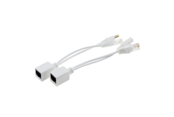 Адаптер SEVEN P-731 PoE SET white