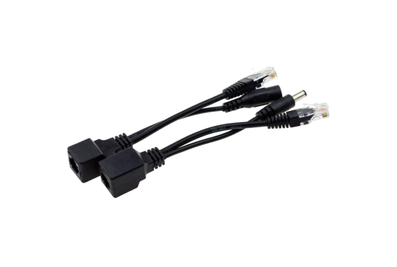 Адаптер SEVEN P-731 PoE SET black