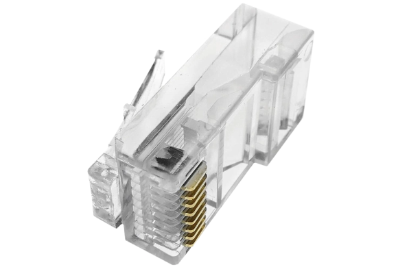 Конектор з'єднувальний неекранований (упаковка 100 шт) RJ45 кат. 5e