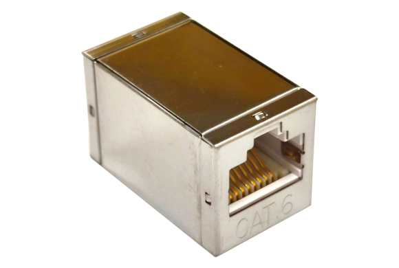 З'єднувач витої пари екранований кат. 6 під конектори RJ-45