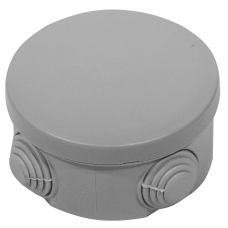 Коробка розподільча кругла  зовнішня IP54, UEA (80х45)