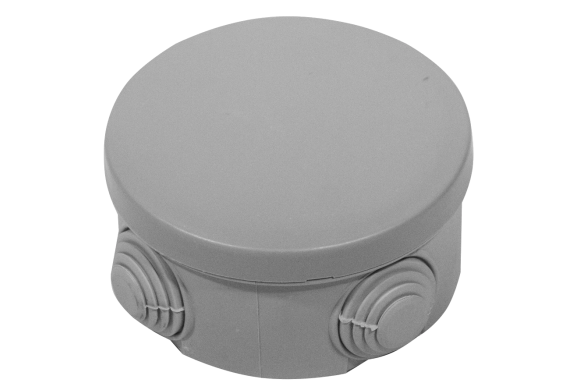 Коробка розподільча кругла  зовнішня IP54, UEA (80х45)