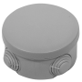 Коробка розподільча кругла  зовнішня IP54, UEA (80х45)