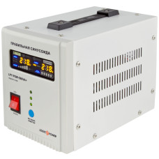 Джерело безперебійного живлення LogicPower LPY-PSW-500VA+, Lin.int., AVR, 2 x евро, LCD, метал, з правильною синусоїдою 12V Джерело безперебійного живлення LogicPower LPY-PSW-500VA+, Lin.int., AVR, 2 x евро, LCD, метал, з правильною синусоїдою 12V
