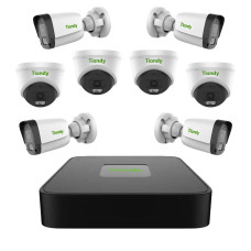 Сучасний Комплект IP відеоспостереження Tiandy на 8 камер Сучасний Комплект IP відеоспостереження Tiandy на 8 камер