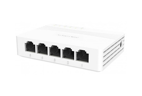 Hikvision DS‑3E0505D‑E – 5‑портовий гігабітний некерований комутатор