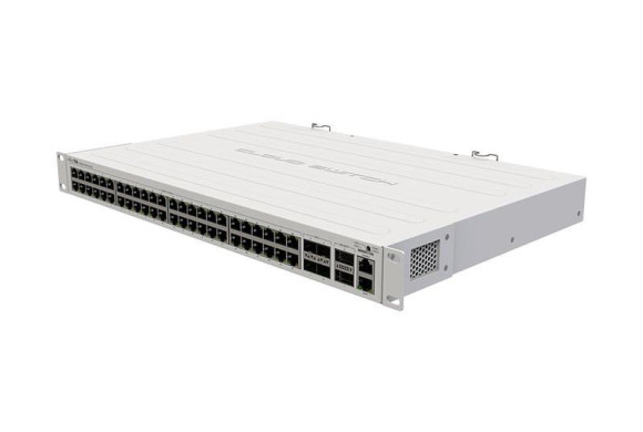 MikroTik CRS354-48P-4S+2Q+RM — Керований PoE комутатор з 10G SFP+ і 40G QSFP+ | DLM-project