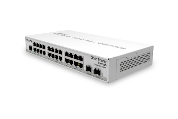 MikroTik CRS326-24G-2S+IN — Керований 24G комутатор з 10G SFP+ | DLM-project