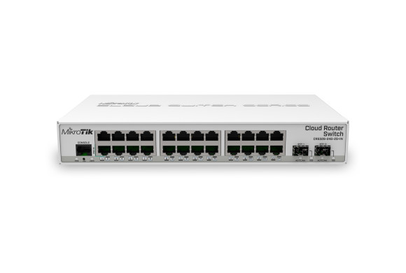 MikroTik CRS326-24G-2S+IN — Керований 24G комутатор з 10G SFP+ | DLM-project