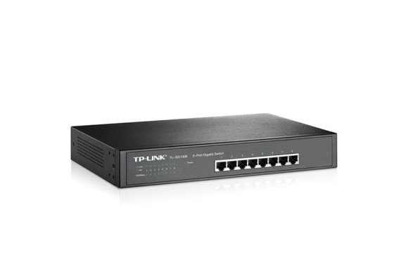 TP-Link TL-SG1008 — 8-портовий гігабітний комутатор у металевому корпусі | DLM-project