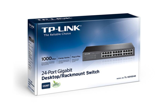 TP-Link TL-SG1024D — 24-портовий гігабітний некерований комутатор | DLM-project