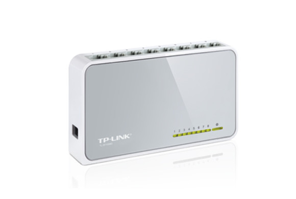 TP-Link TL-SF1008D — 8-портовий некерований Fast Ethernet комутатор | DLM-project