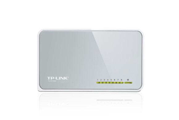 TP-Link TL-SF1008D — 8-портовий некерований Fast Ethernet комутатор | DLM-project