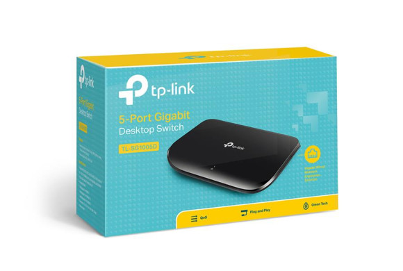 TP-Link TL-SG1005D — 5-портовий гігабітний комутатор Ethernet | DLM-project
