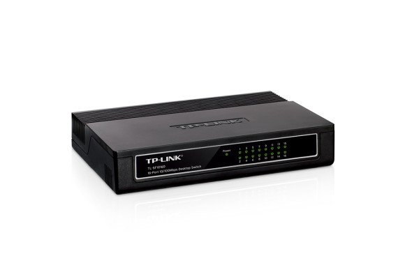 TP-Link TL-SF1016D — 16-портовий Fast Ethernet комутатор | DLM-project