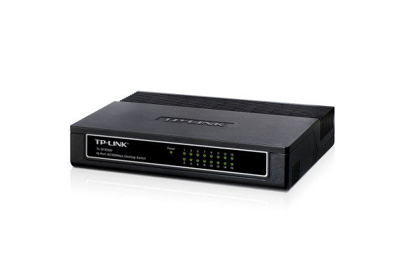 TP-Link TL-SF1016D — 16-портовий Fast Ethernet комутатор | DLM-project