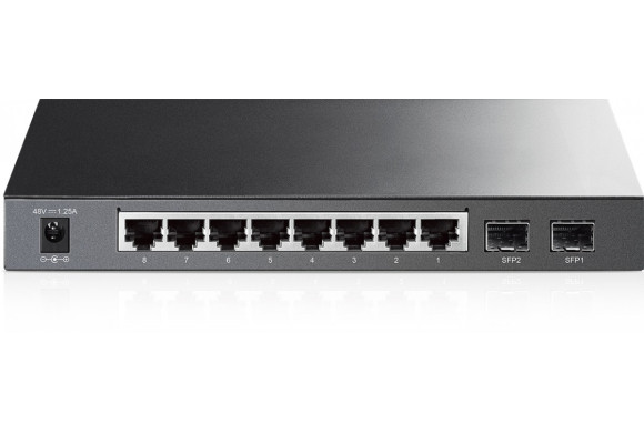 TP-Link TL-SG2210P — 8-портовий Smart PoE+ гігабітний комутатор з 2 SFP | DLM-project