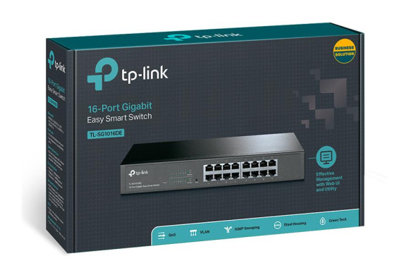 TP-Link TL-SG1016DE — 16-портовий Smart гігабітний комутатор | DLM-project