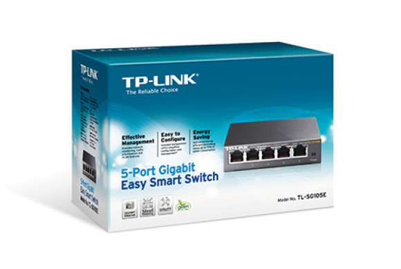 TP-Link TL-SG105E — 5-портовий Smart гігабітний комутатор | DLM-project