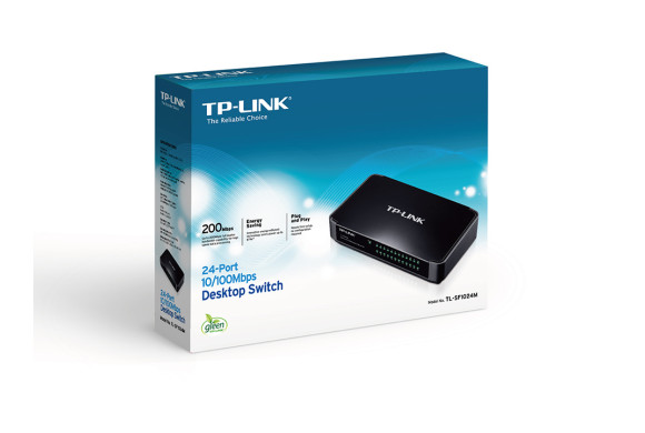 TP-Link TL-SF1024M — 24-портовий Fast Ethernet комутатор | DLM-project