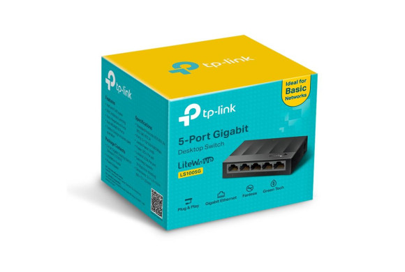 TP-Link LS1005G – 5-портовий гігабітний комутатор від DLM project