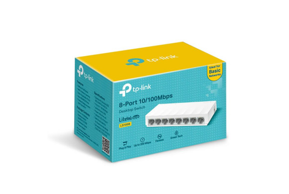 TP-Link LS1008 – 8-портовий некерований комутатор від DLM project