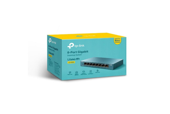 TP‑Link LS108G – 8‑портовий Gigabit Unmanaged Desktop Switch