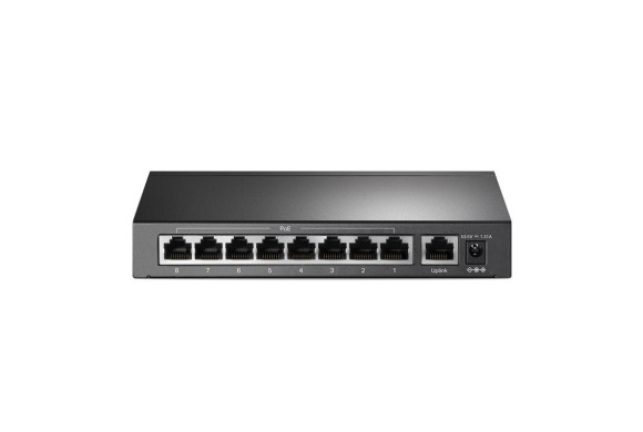 TP-Link TL-SF1009P — 9-портовий PoE комутатор Fast Ethernet | DLM-project