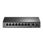 TP-Link TL-SF1009P — 9-портовий PoE комутатор Fast Ethernet | DLM-project