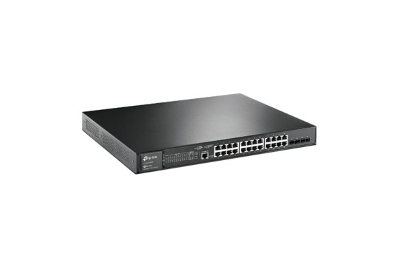 TP-Link TL-SG3428MP — 24-портовий Easy Smart PoE+ гігабітний комутатор з 4 SFP | DLM-project