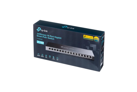 TP-Link TL-SG2016P — 16-портовий PoE+ гігабітний комутатор | DLM-project