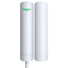 Дротовий магнітоконтактний сповіщувач Ajax DoorProtect Fibra white