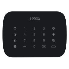 Бездротова сенсорна клавіатура для чотирьох груп U-Prox Keypad G4 Black Бездротова сенсорна клавіатура для чотирьох груп U-Prox Keypad G4 Black