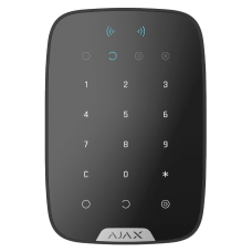 Бездротова клавіатура з підтримкою захищених карток і брелоків Ajax Keypad S Plus (8PD) black