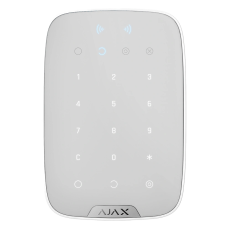 Бездротова клавіатура з підтримкою захищених карток і брелоків Ajax Keypad S Plus (8PD) white